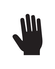 Obraz premium hand vector illustration with editable strokes and shape