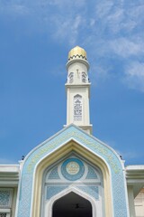 Masjid Al-Badr Seribu Selawat or Pangkor Island Floating Mosque at Kampung Teluk Gedong, Pulau Pangkor.