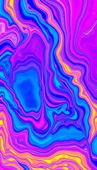 Fototapeta premium Holographic Background Marble Design Liquid Color Flow
