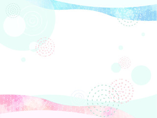 春のイメージのフレーム