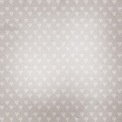 Subtle distressed gray heart pattern on textured paper background. Minimal vintage design ideal for scrapbooking, journaling, wedding stationery, and soft romantic themes.