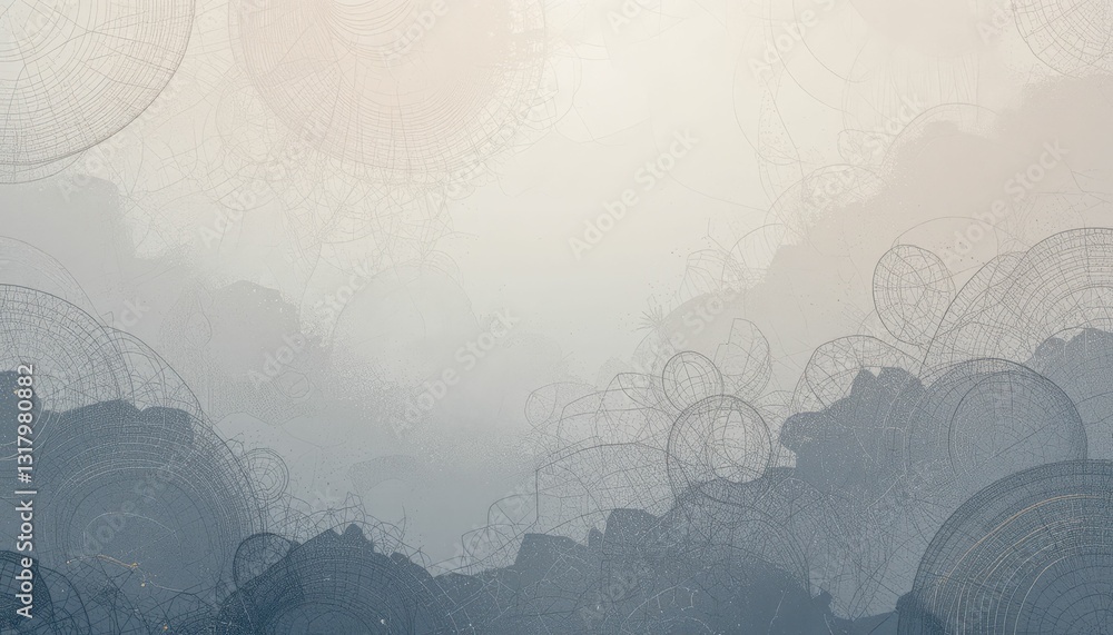 Poster abstract background with soft colors and geometric line patterns