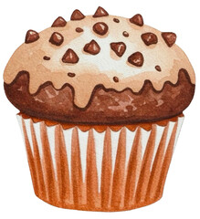 muffin isolated on white