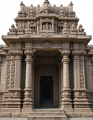 Obraz premium Sacred Temples – Stunning Hindu Temple Illustrations for Spiritual and Cultural Inspiration