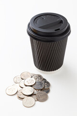 コンビニコーヒーと小銭