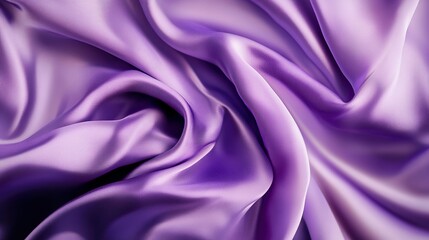 Obraz premium Luxurious Purple and Pink Satin Fabric with Shiny Silk Texture, Elegant Textile Background for Fashion and Interior Design