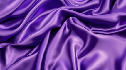 Obraz premium Luxurious Purple and Pink Satin Fabric with Shiny Silk Texture, Elegant Textile Background for Fashion and Interior Design