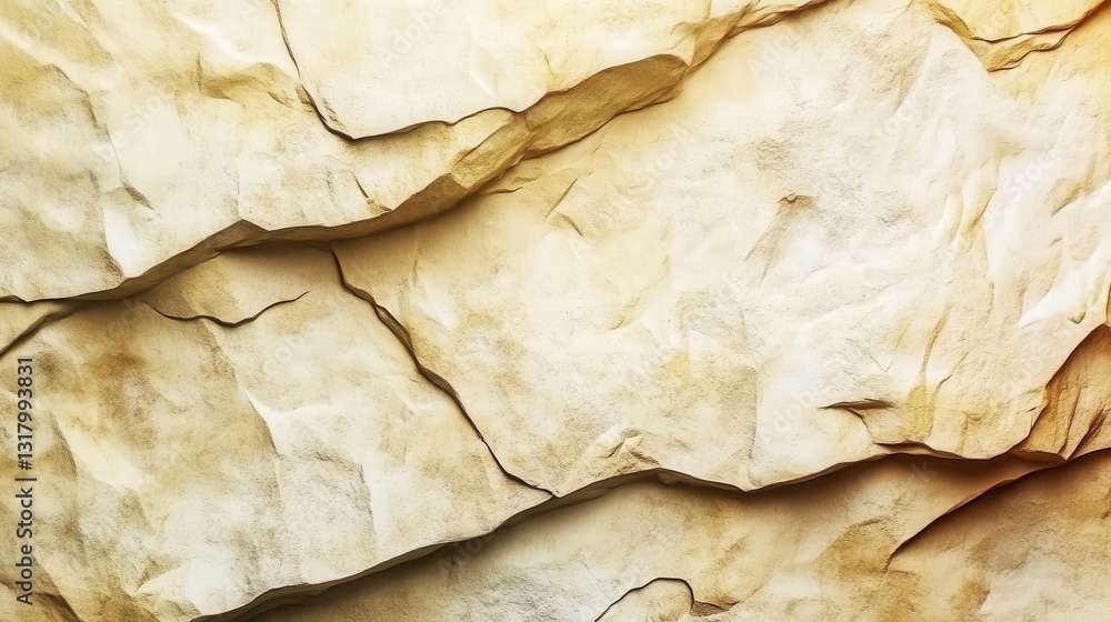 Poster textured rock surface with natural patterns and soft lighting, ideal for backgrounds or design