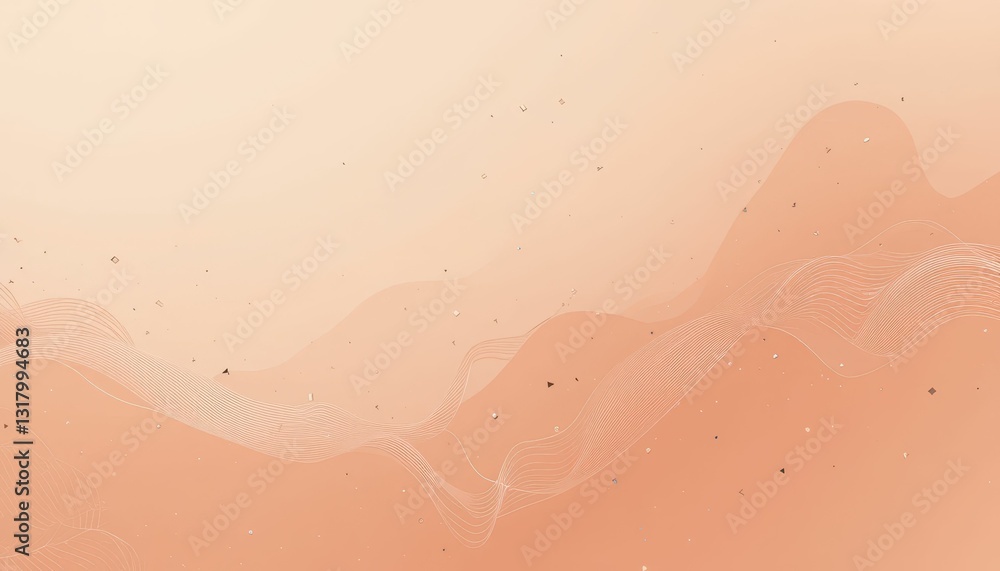 Poster soft abstract background with gentle waves and subtle texture effects