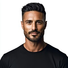 Obraz premium a handsome young man with a beard , Generative art.