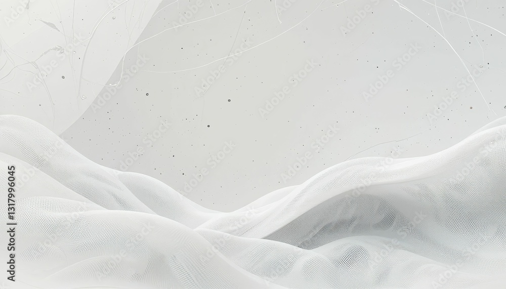 Poster soft white abstract background with gentle flow and textures