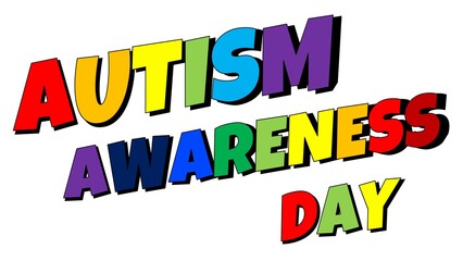 autism awareness day background animation illustration