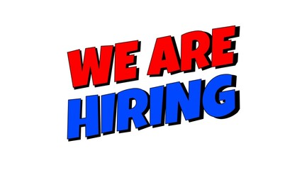 Join us now, join our team, register now, recruitment text illustration Background