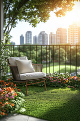 住宅イメージ　小さな憩いのスペース