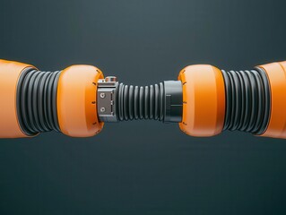 Robotic arms creating highstrength industrial cables for energy systems