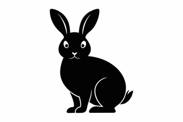 easter bunny  silhouette