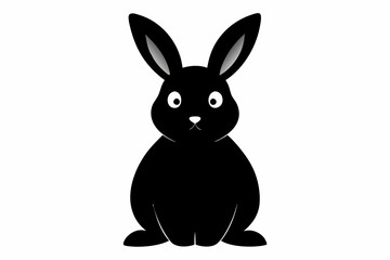 easter bunny  silhouette