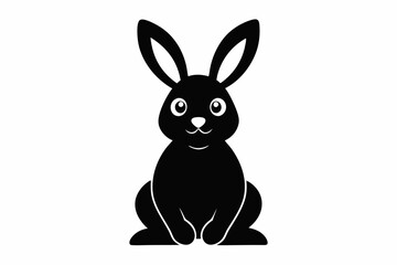 easter bunny  silhouette