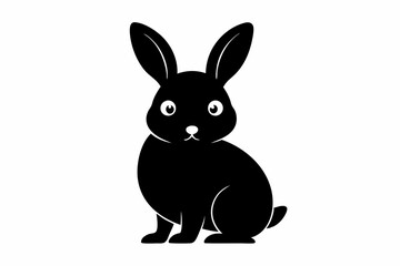 easter bunny  silhouette
