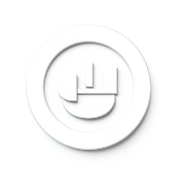 processer icon with white background vector stock illustration