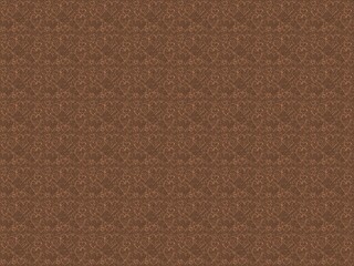 Fototapeta premium Brown embossed heart seamless pattern, warm textured romantic design suitable for Valentine crafts, packaging, and digital decoration.