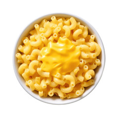 macaroni cheese on transparent background