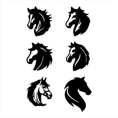 horse head with horse icon