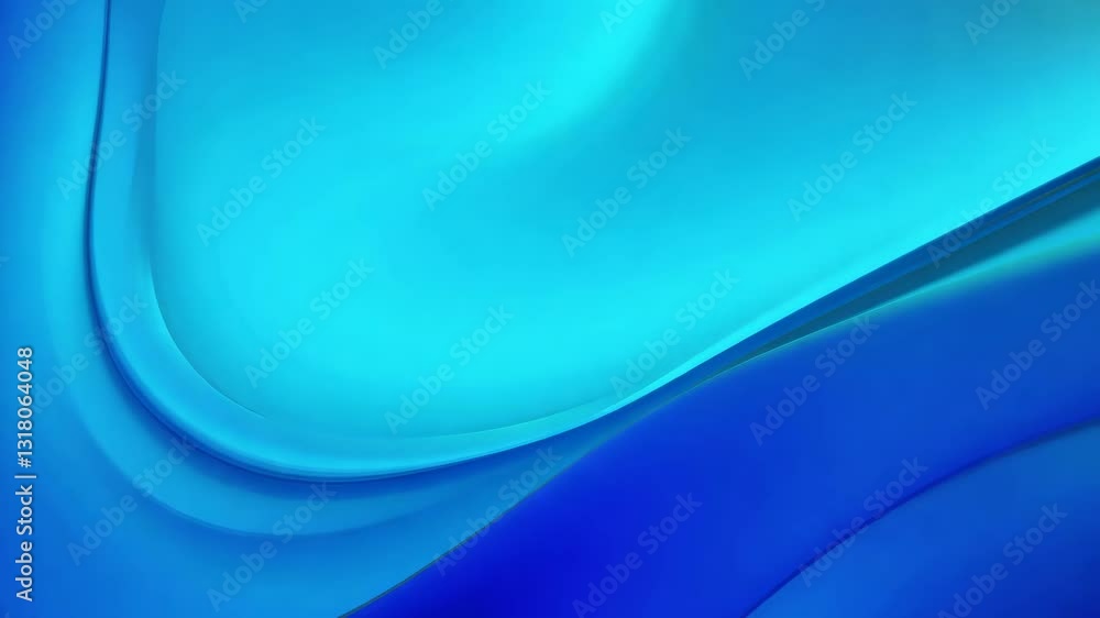 Poster lively blue gradient flow: dynamic color animation for a contemporary backdrop