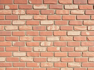 Obraz premium Rustic Red Brick Wall Education Background Texture