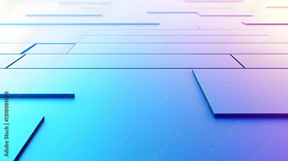 Poster vivid abstract background with neon gradient colors and geometric shapes modern futuristic design wi
