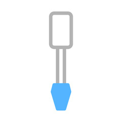 Simple Flat Vector Icon of a Paddle Isolated