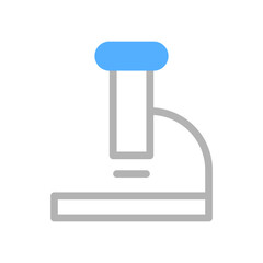 Simple Microscope Illustration for Science Use