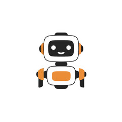Fototapeta premium Friendly Robot Icon