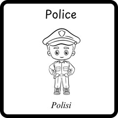 Profession Flashcard - Police (2)