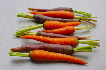 Fresh carrot vegetables, Ripe carrots