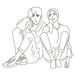 Cute korean couple drama romace