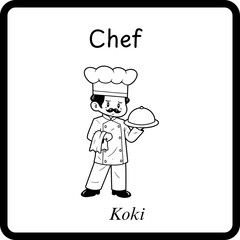 Profession Flashcard - Chef (2)