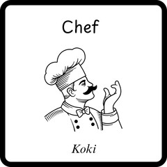Profession Flashcard - Chef (2)