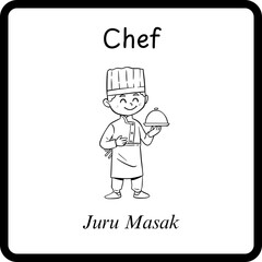 Profession Flashcard - Chef (2)