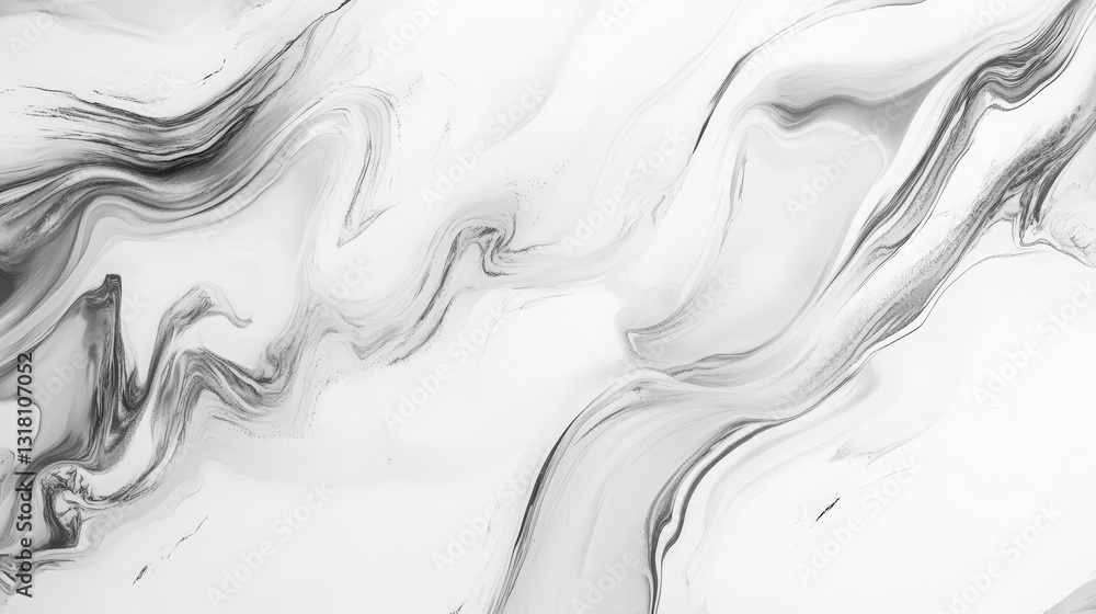 Poster elegant flowing monochrome pattern ideal for modern design applications and backgrounds