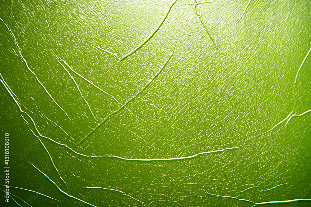 Poster textured green surface abstract art indoor setting high-quality image close-up view vivid aesthetics