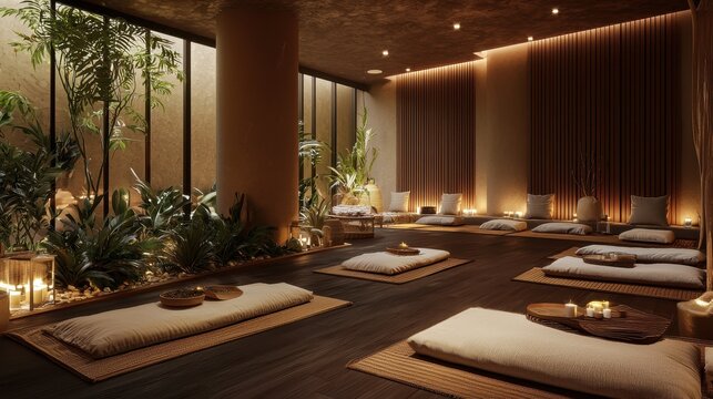 Peaceful Lounge for Aromatherapy Meditation