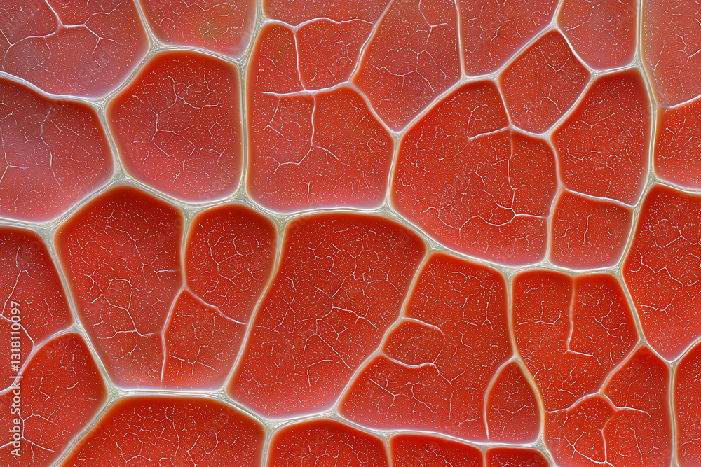 Poster exploring textured patterns abstract close-up scientific study laboratory environment macro view cel
