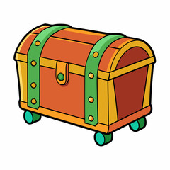 trunk isolated on white