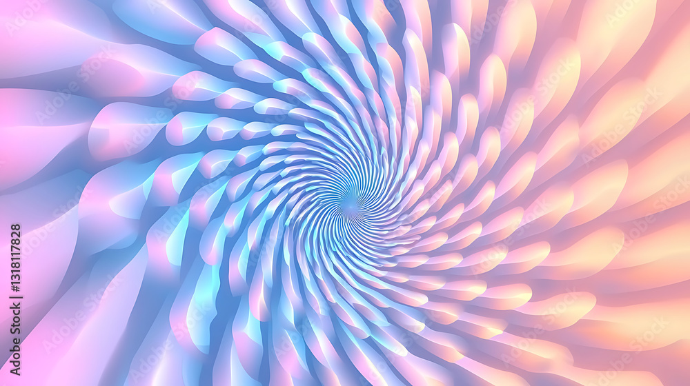Poster Dynamic swirl animation digital art abstract design colorful environment aesthetic viewpoint visual concept