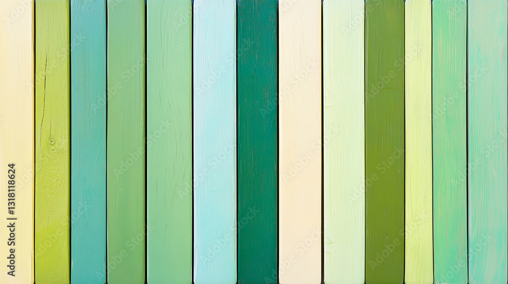 Poster colorful vertical stripes display art installation modern gallery abstract design close-up view visu