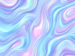 Obraz premium Swirling abstract patterns in pastel colors digital art vibrant background fluid design imaginative concept