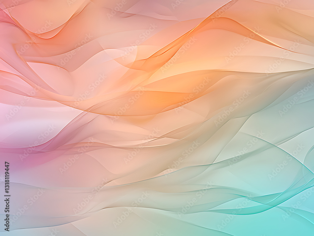 Poster dynamic flowing abstract background digital art soft colors artistic environment smooth viewpoint ae