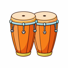 congas vector illustration
