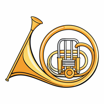 Mellophone Vector Mellophone Cartoon
